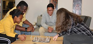 PPCC’s on-campus amenities include an art gallery, cooperative learning spaces, and support services such as childcare and a mobile food pantry. (Photo courtesy PPCC Marketing)