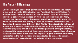 Text box about the Anita Hill Hearings