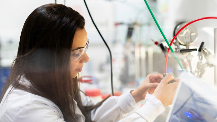 engineering Photo of a woman engineer in a lab