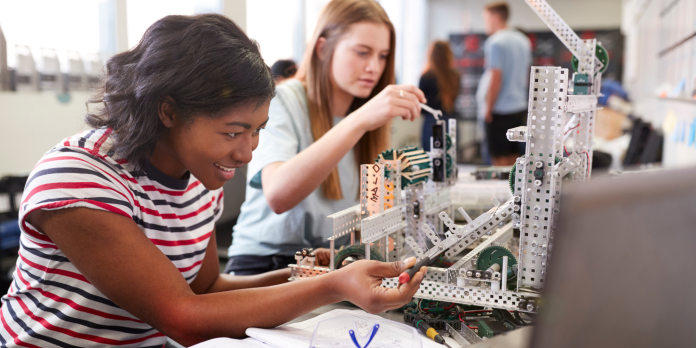 HBCU alliance diverse students collaborating on science project
